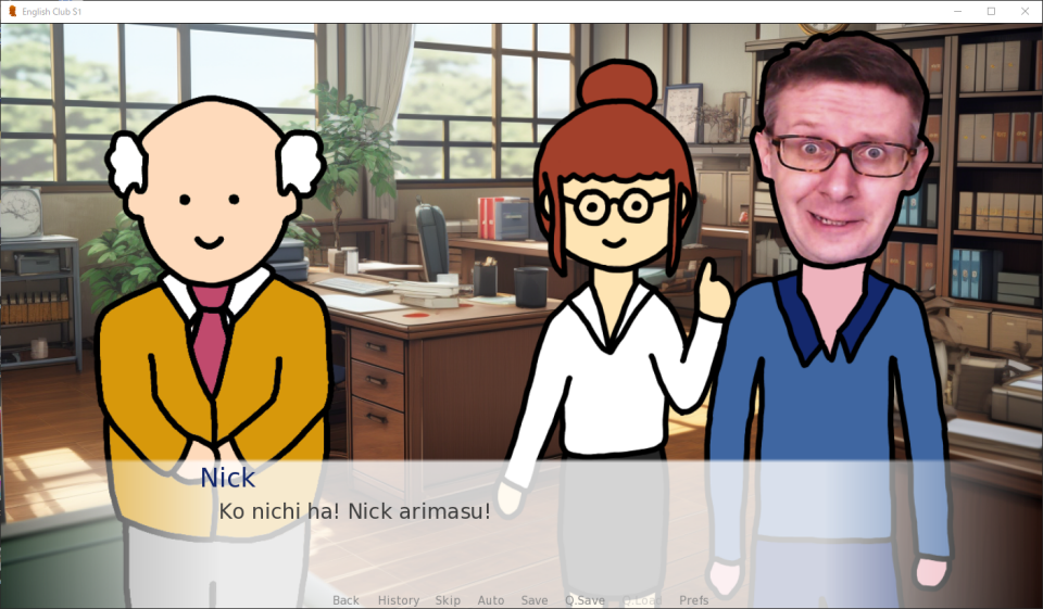 English Club S1E2 Scene 3