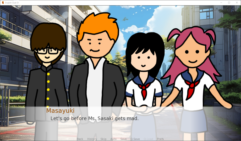 English Club S1E2 Scene 4